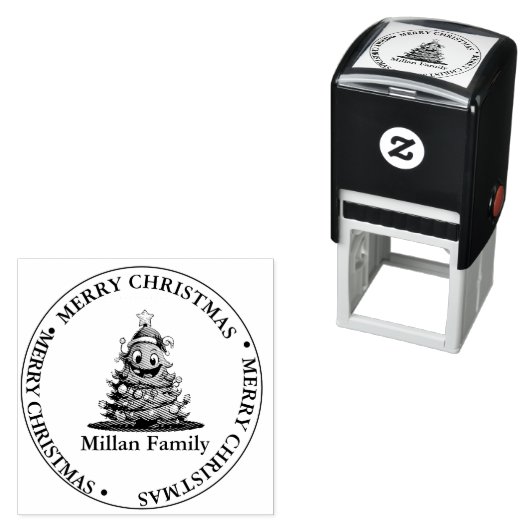 Weihnachtsbaum Permastempel (Beispiel)