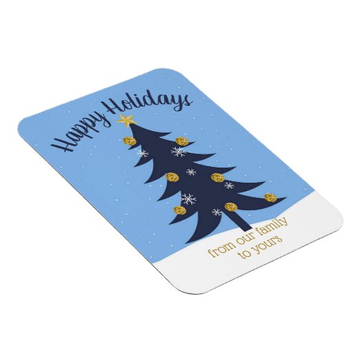 Weihnachtsbaum Personalisiert Magnet (Rechte Seite)