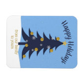 Weihnachtsbaum Personalisiert Magnet (Horizontal)