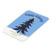 Weihnachtsbaum Personalisiert Magnet (Linke Seite)