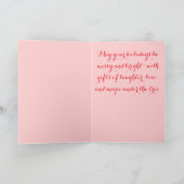 Weihnachtsbaum Personalisiert Weihnachten Karte (Innenseite)