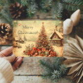 Weihnachtsbaum personalisierte Begrüßung Karte