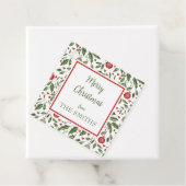 Weihnachtsbaum-Personalisierte Geschenktasten Geschenkanhänger (Beispiel)