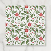 Weihnachtsbaum-Personalisierte Geschenktasten Geschenkanhänger (Rückseite)