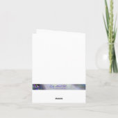 Weihnachtsbaum Personalisierte Grußkarte Karte (Rückseite)