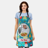 Weihnachtsbaum Personalisierte Mama Foto Weihnacht Schürze (Getragen)