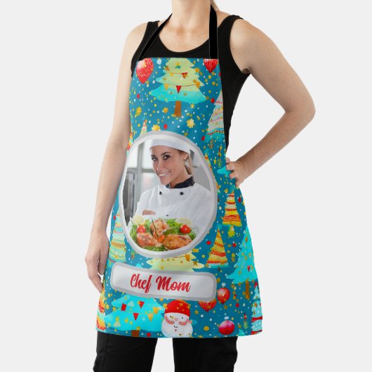 Weihnachtsbaum Personalisierte Mama Foto Weihnacht Schürze (InSitu)