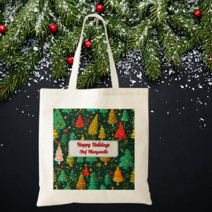 Weihnachtsbaum Personalisierter Koch Geschenk Tragetasche