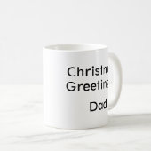 Weihnachtsbaum Personalisierter Tasse (VorderseiteRechts)
