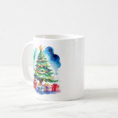 Weihnachtsbaum Personalisierter Tasse (Vorderseite Links)