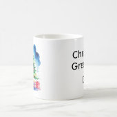 Weihnachtsbaum Personalisierter Tasse (Mittel)
