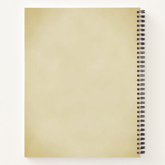 Weihnachtsbaum Personalisiertes Rezept Notizblock (Rückseite)