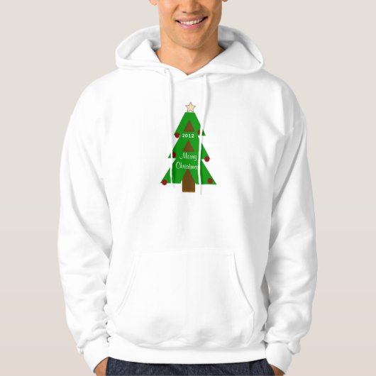 Weihnachtsbaum - Personalize Hoodie (Vorderseite)