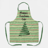 Weihnachtsbaum Pesonalized Schürze (Vorderseite)