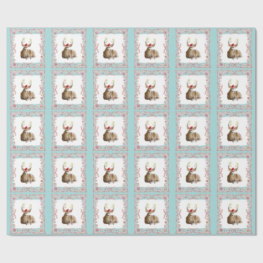 Weihnachtsbaum-Pfefferminz-Süßwarenpapier Geschenkpapier (Flach)