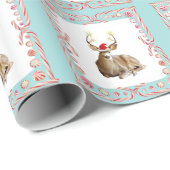 Weihnachtsbaum-Pfefferminz-Süßwarenpapier Geschenkpapier (Rolleneckpunkt)