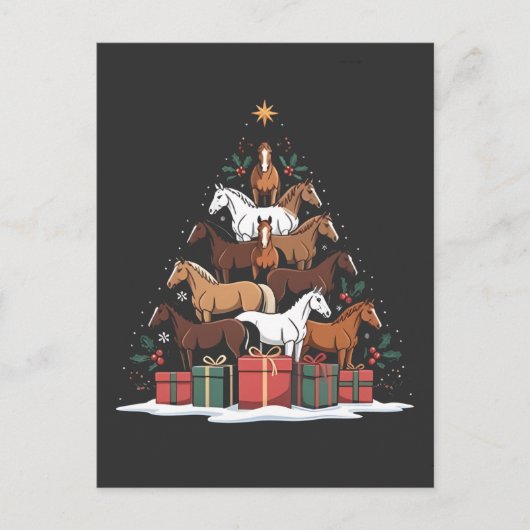 Weihnachtsbaum Pferdeküche Weihnachten (Vorderseite)