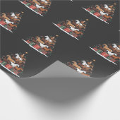 Weihnachtsbaum Pferdeküche Weihnachten Geschenkpapier (Ecke)