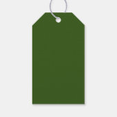 Weihnachtsbaum-Pflanze-Geschenkmarke Geschenkanhänger (Rückseite)