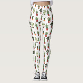 Weihnachtsbaum Pflanze Weihnachtsmuster Leggings