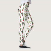 Weihnachtsbaum Pflanze Weihnachtsmuster Leggings (Rechts)