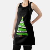 Weihnachtsbaum Piano Teacher Geschenk Schürze (InSitu)