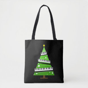 Weihnachtsbaum Piano Teacher Geschenk Tasche