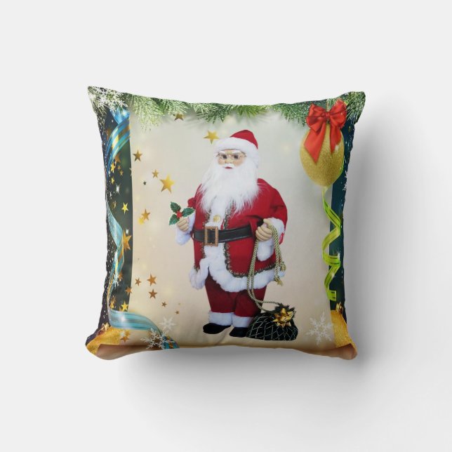 Weihnachtsbaum Pillow Santa Kissen (Vorderseite)