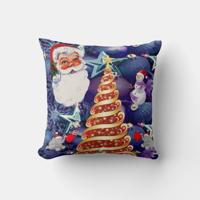 Weihnachtsbaum Pillow Santa Kissen (Vorderseite)