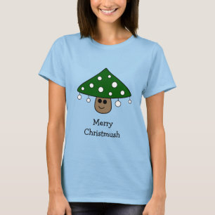 Weihnachtsbaum-Pilz-T - Shirt