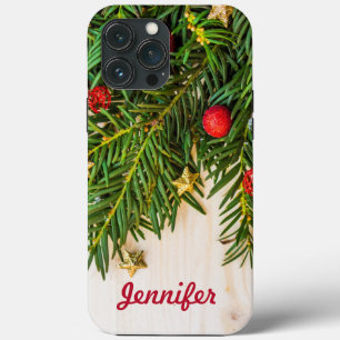 Weihnachtsbaum Pine Bough Ornament Monogram Case-Mate iPhone Hülle