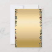 Weihnachtsbaum, Pine cones Weihnachtsunternehmen Einladung (Rückseite)