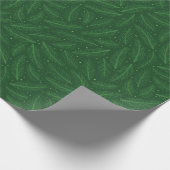 Weihnachtsbaum Pine Needles Geschenkpapier (Ecke)