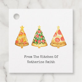 Weihnachtsbaum Pizza aus der Küche von Geschenkanhänger