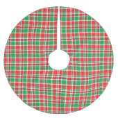Weihnachtsbaum Plaid Rock Polyester Weihnachtsbaumdecke (Vorderseite)