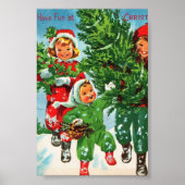 Weihnachtsbaum-Plakat holen Poster (Vorne)