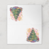 Weihnachtsbaum Platzkarte (Außenseite Aufgefaltet)