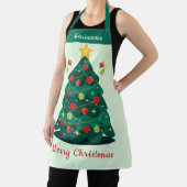 Weihnachtsbaum Poinsettia Design Schürze (InSitu)