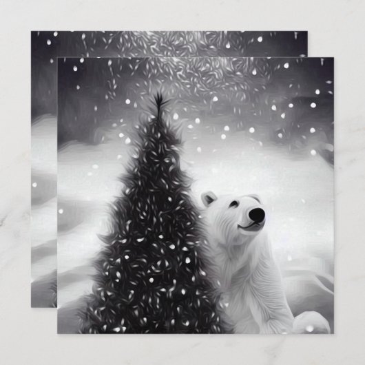Weihnachtsbaum & Polar-Bär (Vorne/Hinten)