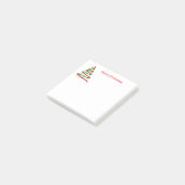 Weihnachtsbaum  post-it klebezettel (angewinkelt)