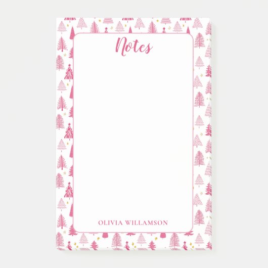 Weihnachtsbaum Post-it Klebezettel (Vorderseite)