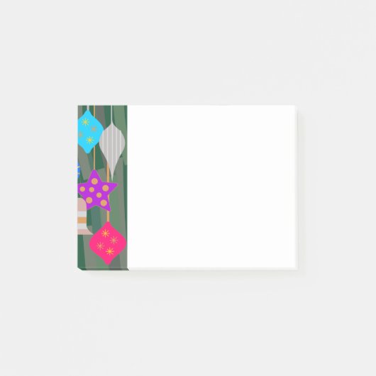 Weihnachtsbaum Post-it Klebezettel (Vorderseite)