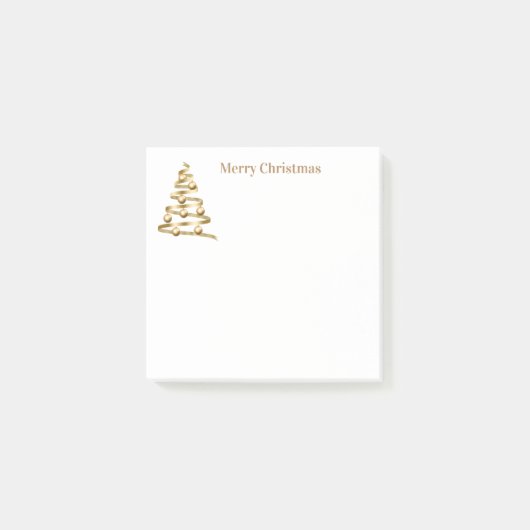 Weihnachtsbaum  post-it klebezettel (Vorderseite)