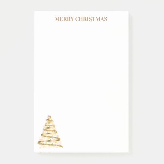 Weihnachtsbaum  post-it klebezettel (Vorderseite)