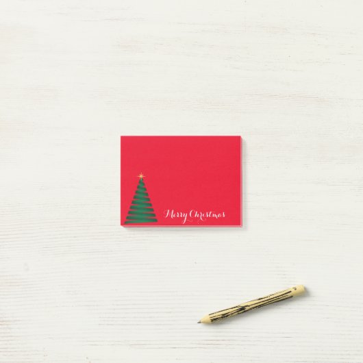 Weihnachtsbaum Post-it-Notes Post-it Klebezettel (Auf Schreibtisch)