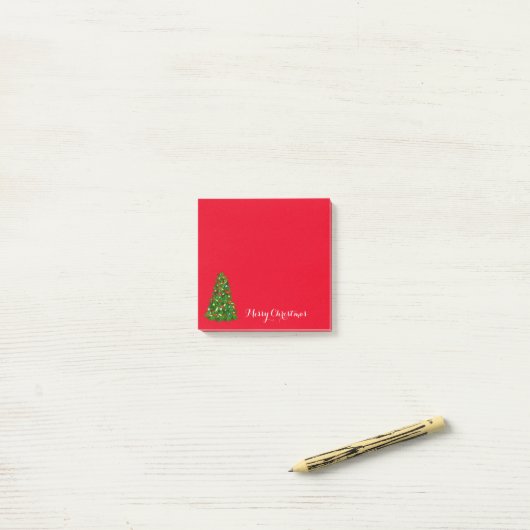 Weihnachtsbaum Post-it-Notes Post-it Klebezettel (Auf Schreibtisch)