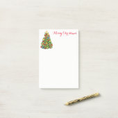 Weihnachtsbaum Post-it-Notes Post-it Klebezettel (Auf Schreibtisch)