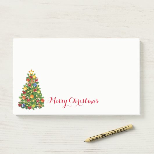Weihnachtsbaum Post-it-Notes Post-it Klebezettel (Auf Schreibtisch)