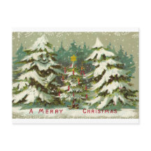 Weihnachtsbaum Postcard