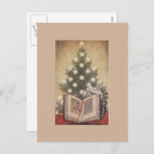 Weihnachtsbaum Postcard Feiertagspostkarte (Vorne/Hinten)